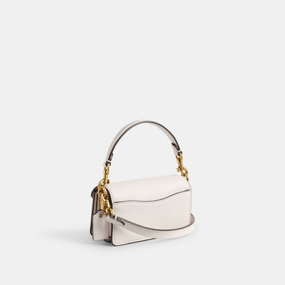 White Women Coach Tabby 12 Polished Pebble Leather Crossbody Bags | MY_CH24898