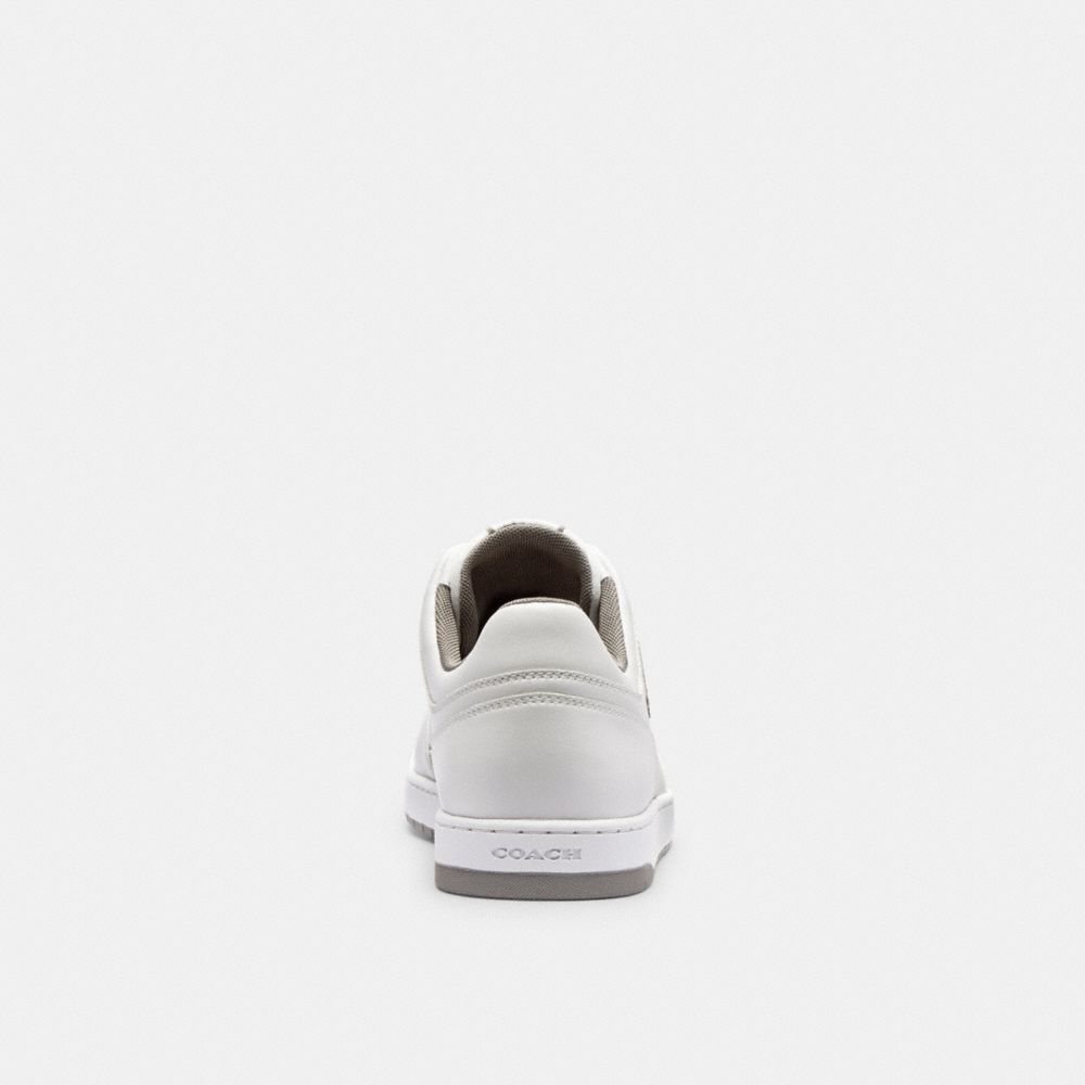 White / Grey Men Coach C201 Optic Sneakers | MY_CH84889