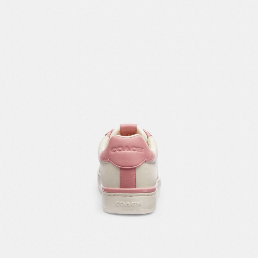 White / Pink Women Coach Lowline Low Top Bubblegum Sneakers | MY_CH14135