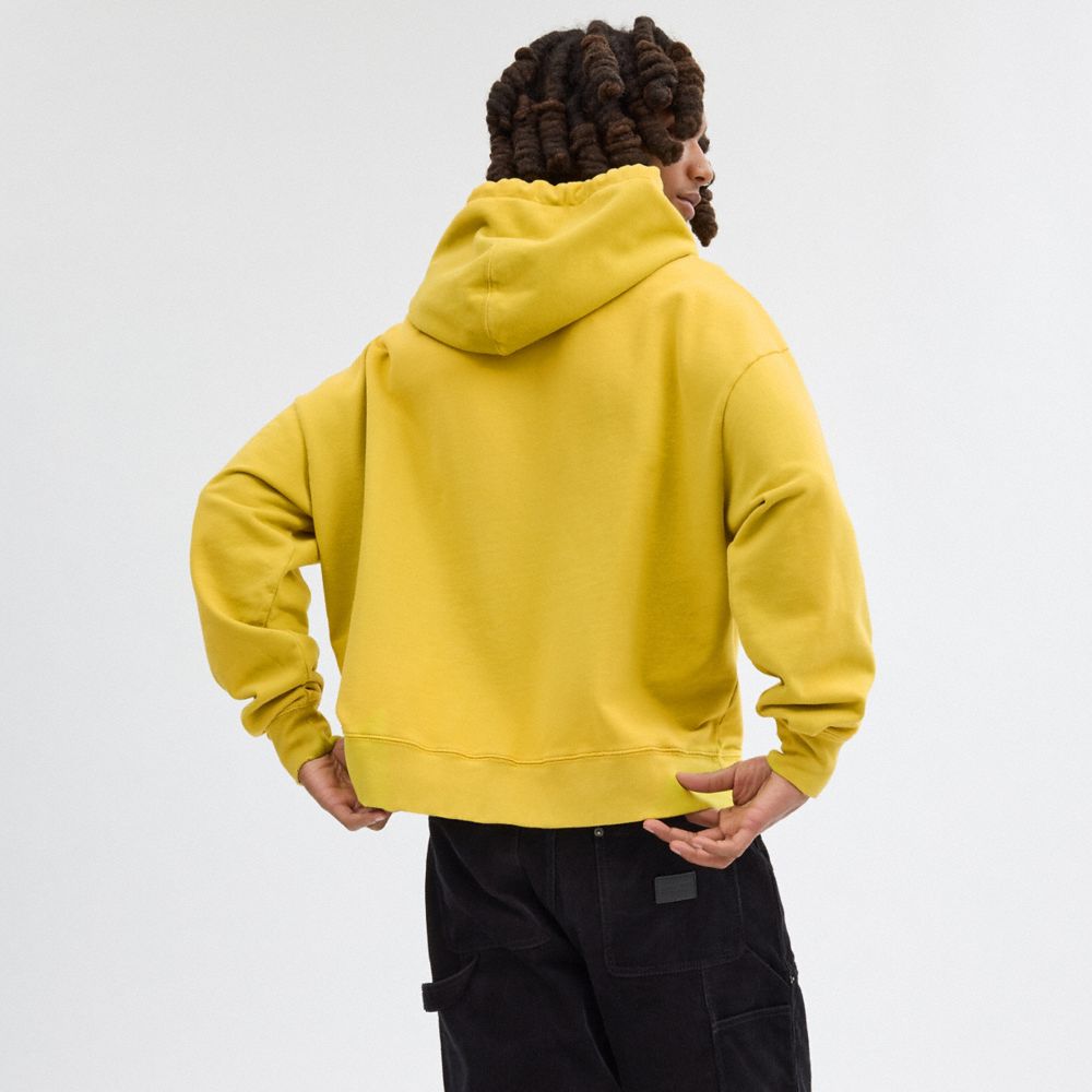 Yellow Men Coach Americana Hoodie | MY_CH26845