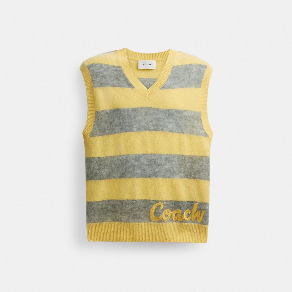 Yellow Men Coach North Sweaters | MY_CH72586